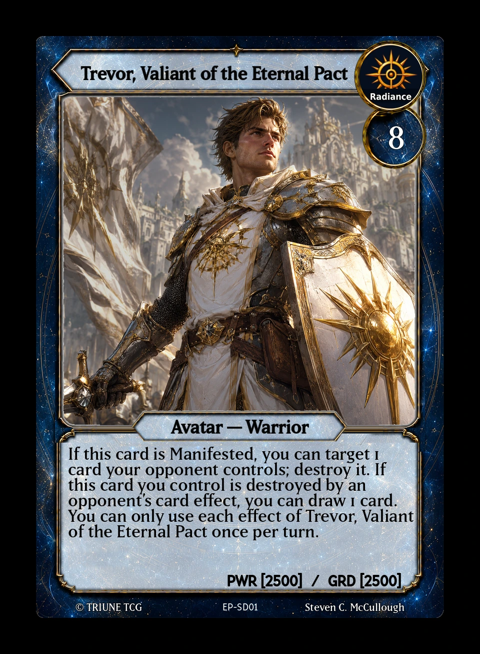 Trevor, Valiant of the Eternal Pact card