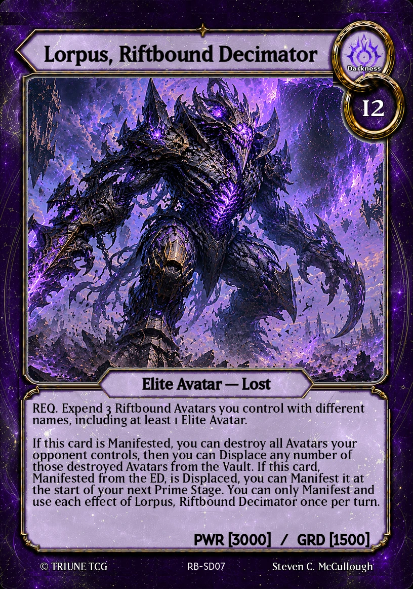 Lorpus, Riftbound Decimator card